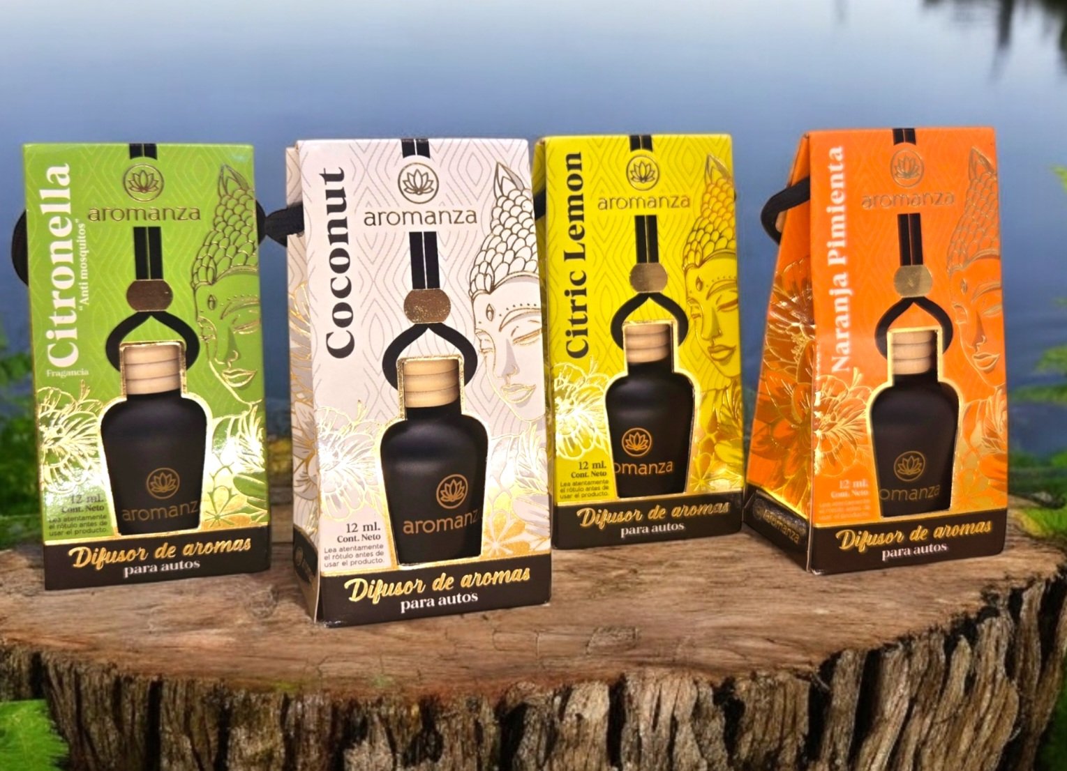 DIFUSOR DE AUTO AROMANZA 12ML
